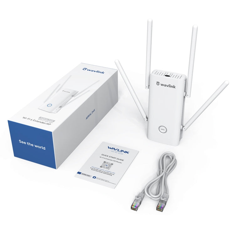 Wavlink AERIAL D4X AX1800Mbps Dual Frequency WiFi Signal Amplifier WiFi6 Extender(EU Plug) - Broadband Amplifiers by WAVLINK | Online Shopping South Africa | PMC Jewellery | Buy Now Pay Later Mobicred