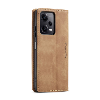 For Xiaomi Redmi Note 12 Pro+ 5G CaseMe 013 Multifunctional Horizontal Flip Leather Phone Case(Brown) - Xiaomi Cases by CaseMe | Online Shopping South Africa | PMC Jewellery | Buy Now Pay Later Mobicred