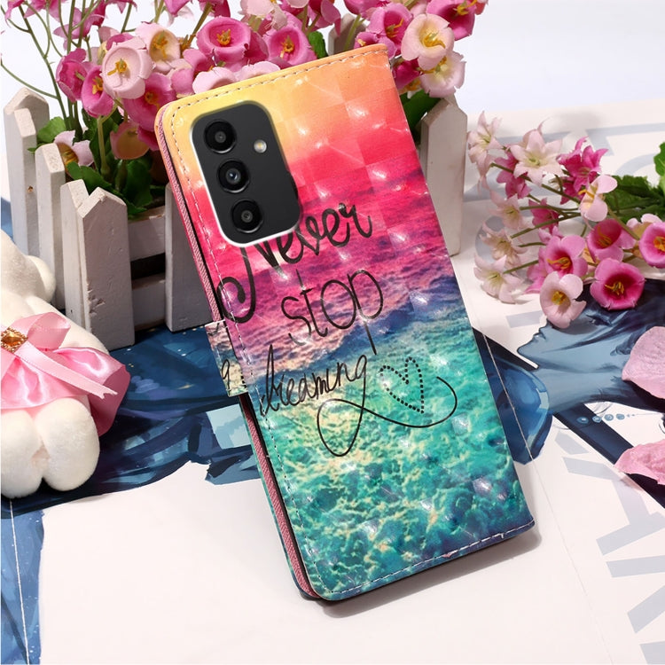 For Samsung Galaxy A54 5G 3D Painting Horizontal Flip Leather Phone Case(Chasing Dreams) - Galaxy Phone Cases by PMC TechLife | Online Shopping South Africa | PMC TechLife
