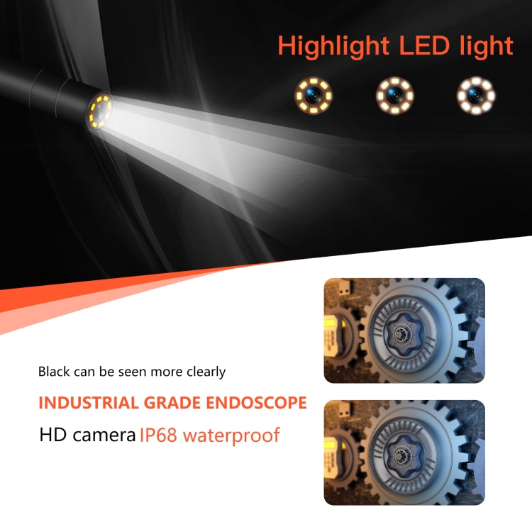 P130 5.5mm 4.3 inch Dual Camera with Screen Endoscope, Length:5m -  by PMC TechLife | Online Shopping South Africa | PMC TechLife | Buy Now Pay Later Mobicred