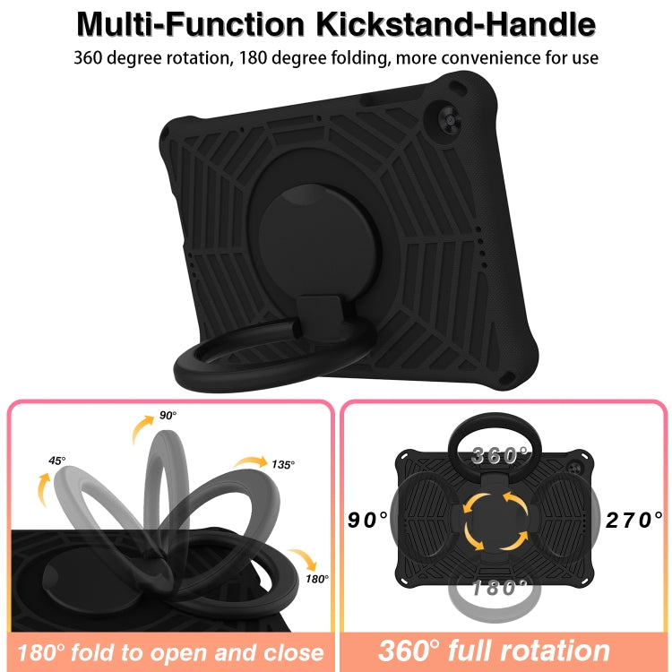 For Huawei MatePad T 10s Spider King Silicone Protective Tablet Case(Black) - Huawei by PMC TechLife | Online Shopping South Africa | PMC TechLife | Buy Now Pay Later Mobicred