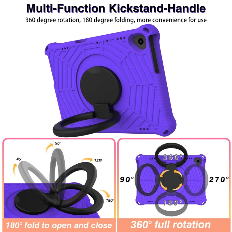 For Huawei MediaPad T5 Spider King Silicone Protective Tablet Case(Purple) - Huawei by PMC TechLife | Online Shopping South Africa | PMC TechLife | Buy Now Pay Later Mobicred