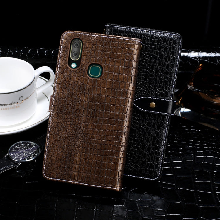 For Leagoo S11 idewei Crocodile Texture Horizontal Flip Leather Case with Holder & Card Slots & Wallet(Black) - More Brand by idewei | Online Shopping South Africa | PMC Jewellery | Buy Now Pay Later Mobicred