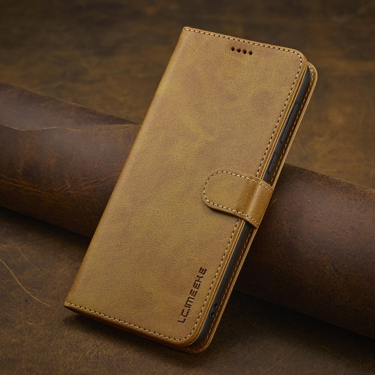 For Xiaomi Redmi A3 LC.IMEEKE Calf Texture Leather Phone Case(Brown) - Xiaomi Cases by LC.IMEEKE | Online Shopping South Africa | PMC TechLife