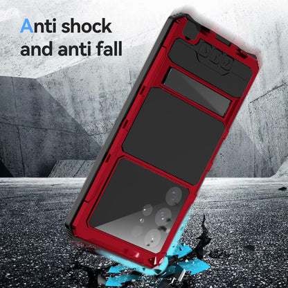 For Samsung Galaxy S23 Ultra 5G R-JUST RJ-56 3rd Gen Life Waterproof Dustproof Shockproof Phone Case(Red) - Galaxy S23 Ultra 5G Cases by R-JUST | Online Shopping South Africa | PMC Jewellery
