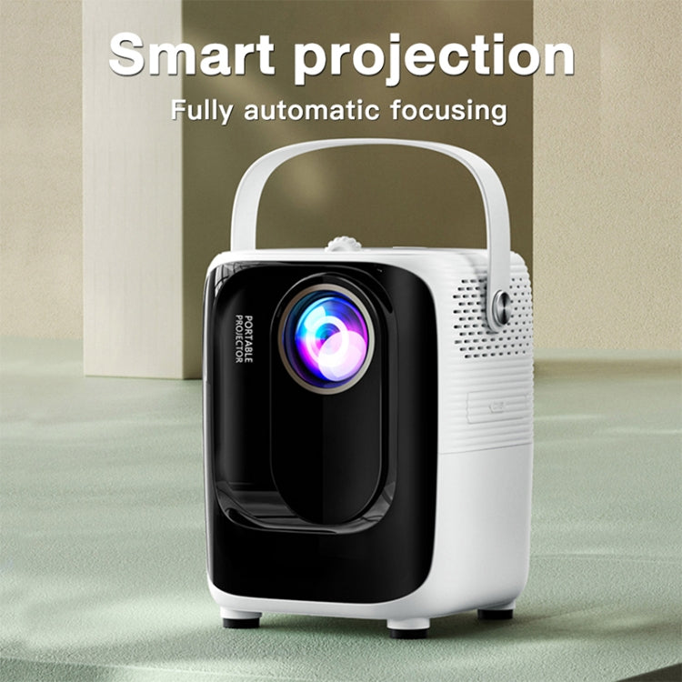 A007 Portable 1280 x 720 HD 113 ANSI Smart LED Projector, Plug:UK Plug(Black) - Mini Projector by PMC TechLife | Online Shopping South Africa | PMC TechLife | Buy Now Pay Later Mobicred