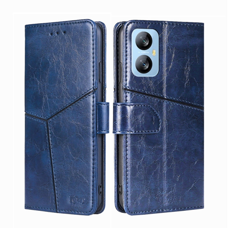 For Blackview A52 Geometric Stitching Flip Leather Phone Case(Blue) - More Brand by PMC Jewellery | Online Shopping South Africa | PMC Jewellery | Buy Now Pay Later Mobicred