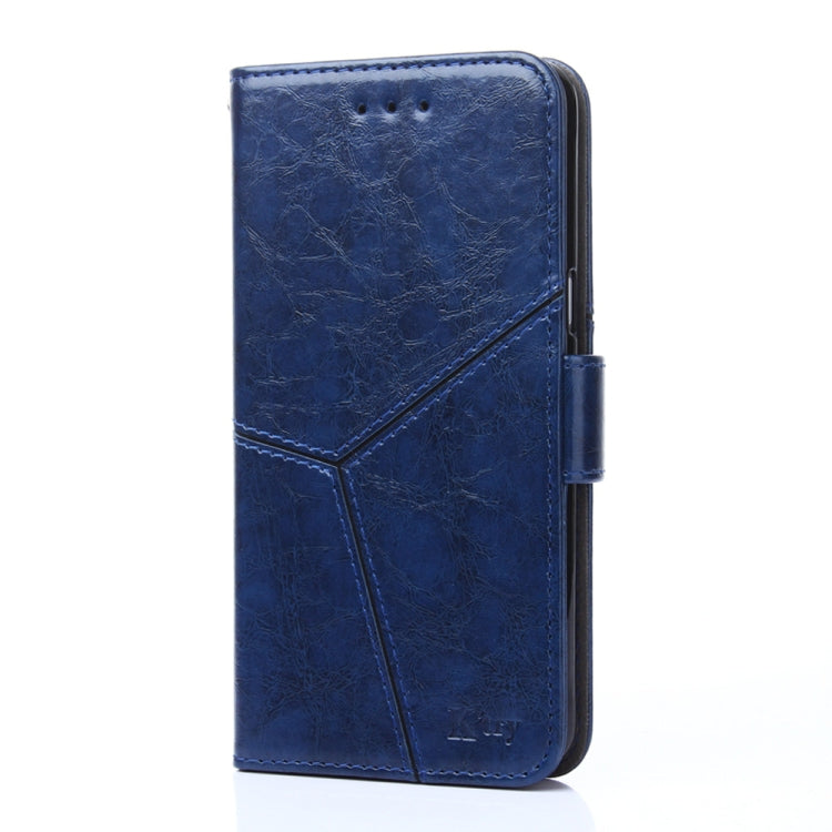For Blackview A85 Geometric Stitching Flip Leather Phone Case(Blue) - More Brand by PMC Jewellery | Online Shopping South Africa | PMC Jewellery | Buy Now Pay Later Mobicred