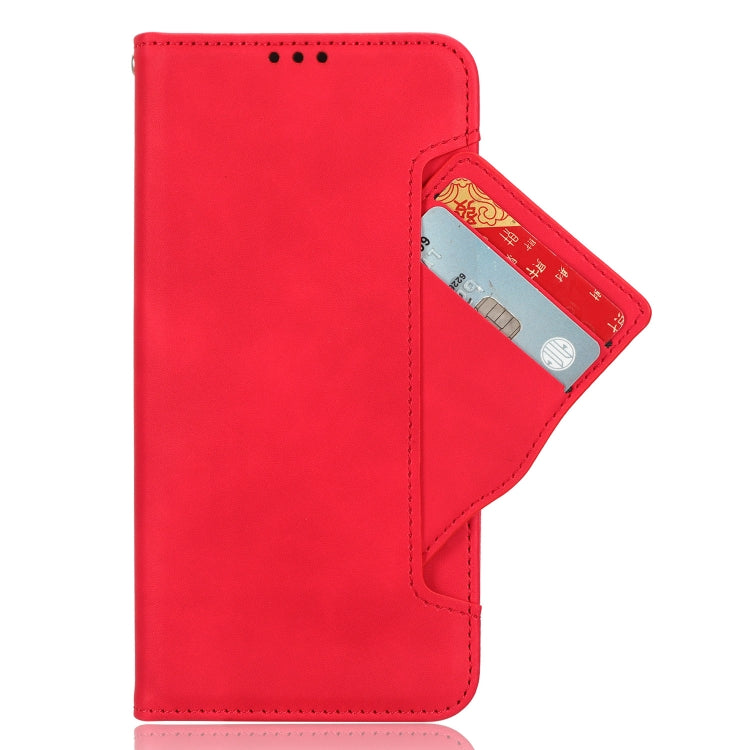 For Doogee X97 / X97 Pro Skin Feel Calf Texture Card Slots Leather Phone Case(Red) - Doogee Cases by PMC Jewellery | Online Shopping South Africa | PMC Jewellery | Buy Now Pay Later Mobicred