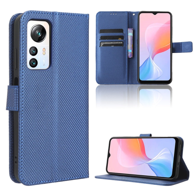 For Blackview A85 Diamond Texture Leather Phone Case(Blue) - More Brand by PMC Jewellery | Online Shopping South Africa | PMC Jewellery | Buy Now Pay Later Mobicred