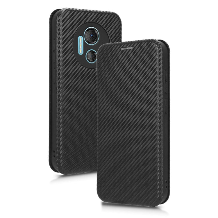 For DOOGEE X97 / X97 Pro Carbon Fiber Texture Flip Leather Phone Case(Black) - Doogee Cases by PMC Jewellery | Online Shopping South Africa | PMC Jewellery | Buy Now Pay Later Mobicred