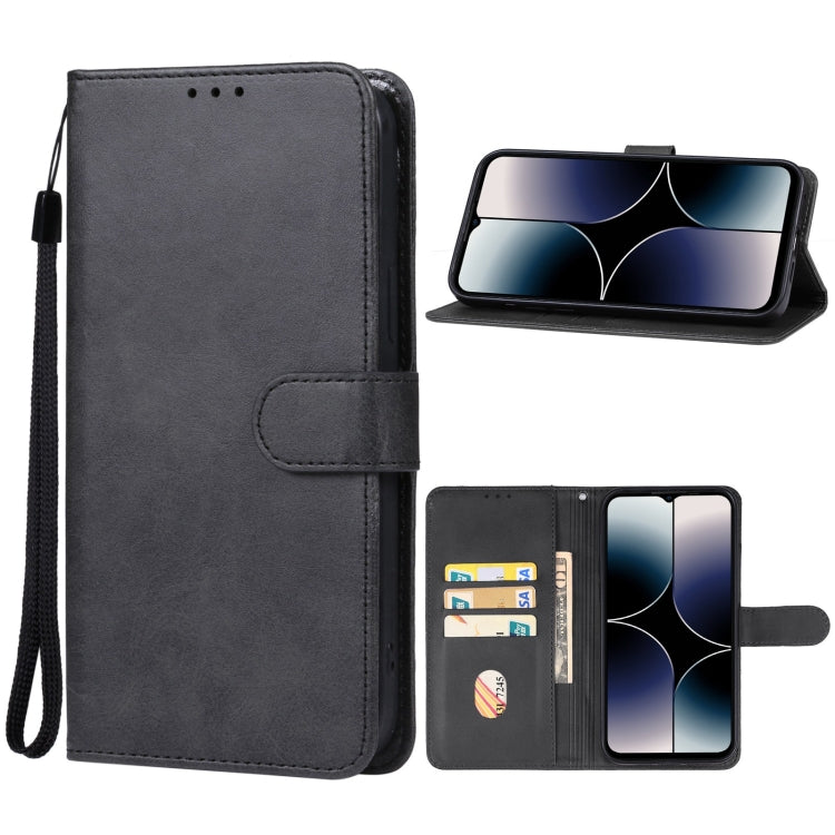 For Ulefone Note 16 Pro Leather Phone Case(Black) - Ulefone Cases by PMC Jewellery | Online Shopping South Africa | PMC Jewellery | Buy Now Pay Later Mobicred