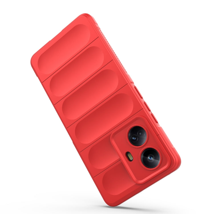 For Realme 10 Pro+ 5G Magic Shield TPU + Flannel Phone Case(Dark Green) - Realme Cases by PMC TechLife | Online Shopping South Africa | PMC TechLife | Buy Now Pay Later Mobicred