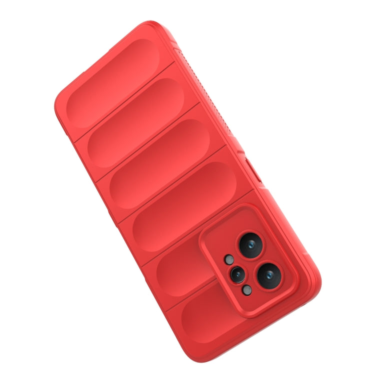 For Realme GT2 Pro Magic Shield TPU + Flannel Phone Case(Grey) - Realme Cases by PMC TechLife | Online Shopping South Africa | PMC TechLife | Buy Now Pay Later Mobicred