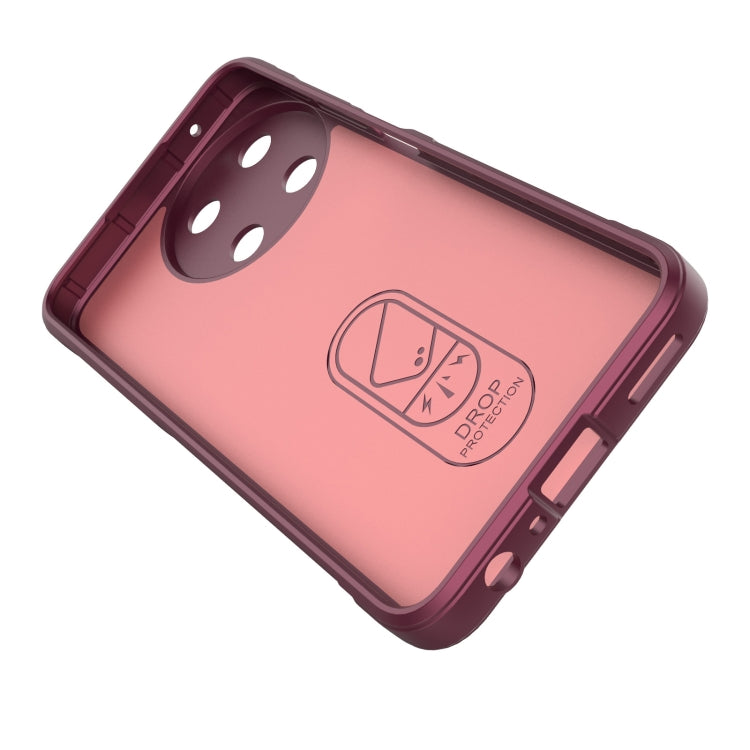 For Realme 11 4G Global Magic Shield TPU + Flannel Phone Case(Dark Blue) - Realme Cases by PMC TechLife | Online Shopping South Africa | PMC TechLife | Buy Now Pay Later Mobicred