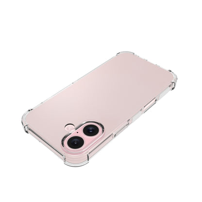 For iPhone 16 Shockproof Non-slip Thickening TPU Phone Case(Transparent) - iPhone 16 Cases by PMC Jewellery | Online Shopping South Africa | PMC Jewellery | Buy Now Pay Later Mobicred