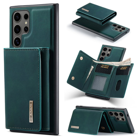 For Samsung Galaxy S24 Ultra 5G DG.MING M1 Series 3-Fold Multi Card Wallet + Magnetic Phone Case(Green) - Galaxy S24 Ultra 5G Cases by DG.MING | Online Shopping South Africa | PMC Jewellery | Buy Now Pay Later Mobicred