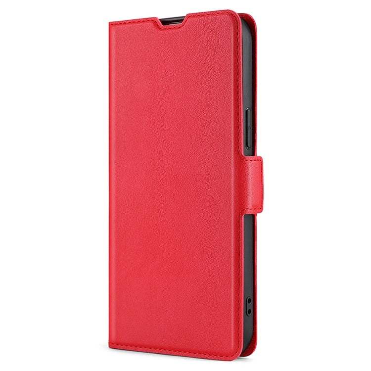 For Huawei Pura 70 Ultra-thin Voltage Side Buckle Horizontal Flip Leather Phone Case(Red) - Huawei Cases by PMC Jewellery | Online Shopping South Africa | PMC Jewellery | Buy Now Pay Later Mobicred