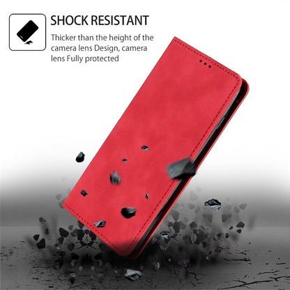 For Xiaomi 14 Skin Feel Magnetic Leather Phone Case(Red) - 14 Cases by PMC Jewellery | Online Shopping South Africa | PMC Jewellery | Buy Now Pay Later Mobicred