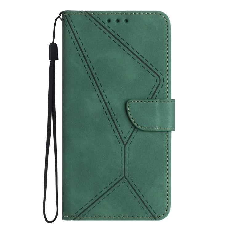 For Motorola Edge 40 Pro 5G Stitching Embossed Leather Phone Case(Green) - free shipping - PMC TechLife - Order now!