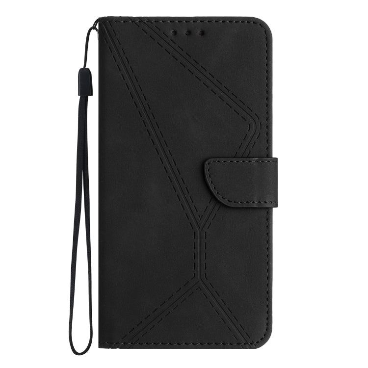 For Motorola Moto G72 4G Stitching Embossed Leather Phone Case(Black) - free shipping - PMC TechLife - Order now!