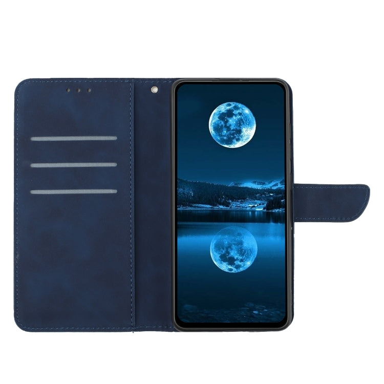 For Motorola Moto G14 Stitching Embossed Leather Phone Case(Blue) - free shipping - PMC TechLife - Order now!