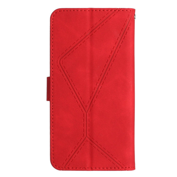 For Motorola Moto G54 Stitching Embossed Leather Phone Case(Red) - free shipping - PMC TechLife - Order now!