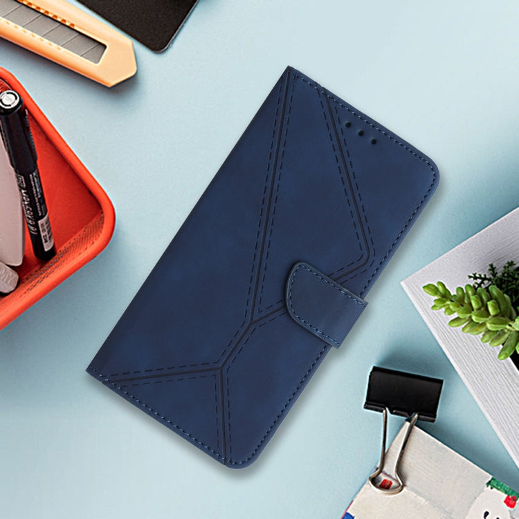 For Motorola Moto G45 5G Stitching Embossed Leather Phone Case(Blue) - free shipping - PMC TechLife - Order now!