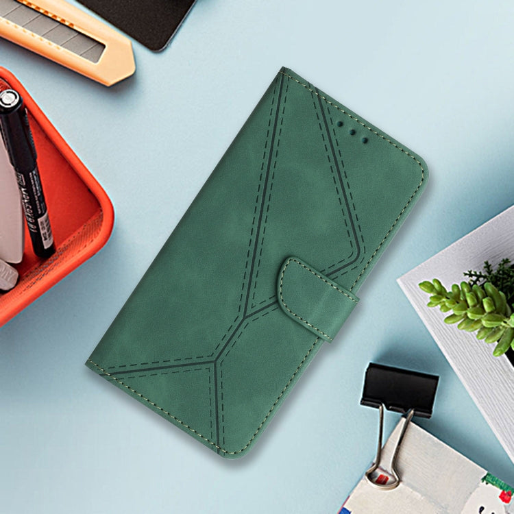 For Motorola Edge 50 Neo Stitching Embossed Leather Phone Case(Green) - free shipping - PMC TechLife - Order now!