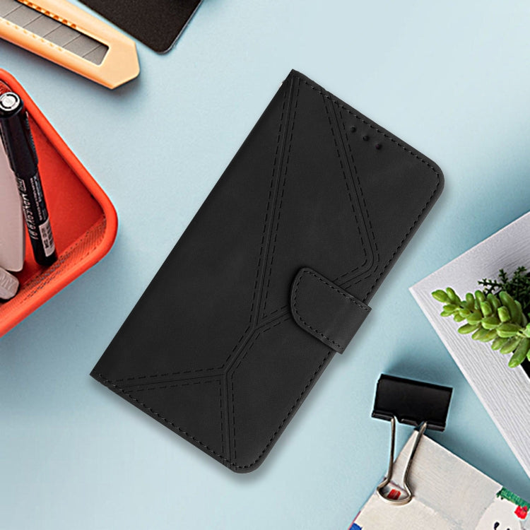 For Motorola Moto G05 Stitching Embossed Leather Phone Case(Black) - free shipping - PMC TechLife - Order now!