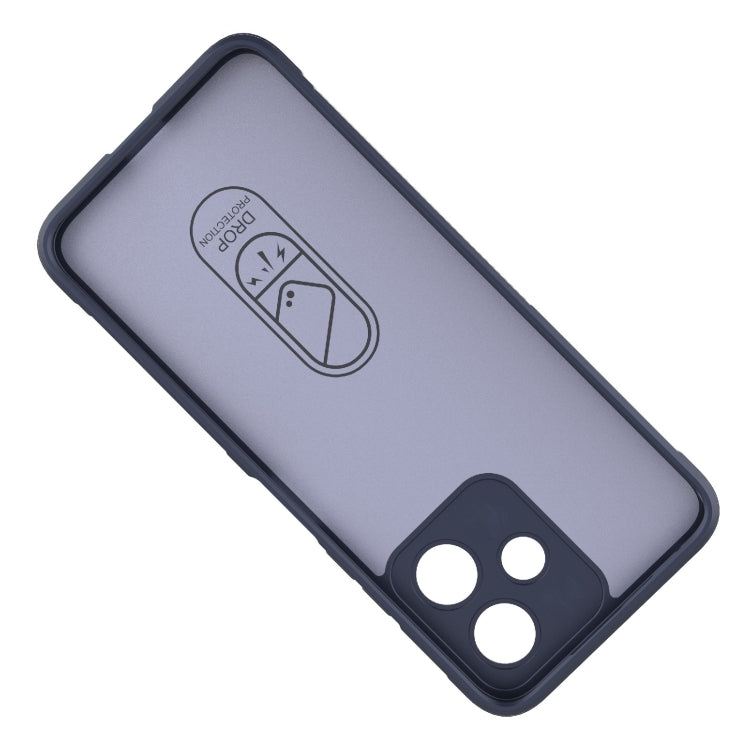 For Xiaomi Redmi 12 5G Magic Shield TPU + Flannel Phone Case(Red) - Xiaomi Cases by PMC TechLife | Online Shopping South Africa | PMC TechLife | Buy Now Pay Later Mobicred