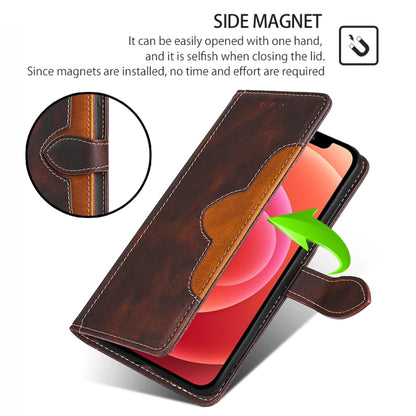 For Huawei Pura 70 5G Skin Feel Magnetic Buckle Leather Phone Case(Brown) - Huawei Cases by PMC Jewellery | Online Shopping South Africa | PMC Jewellery | Buy Now Pay Later Mobicred