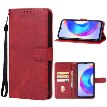 For Honor X6a Leather Phone Case(Red) - Honor Cases by PMC Jewellery | Online Shopping South Africa | PMC Jewellery | Buy Now Pay Later Mobicred