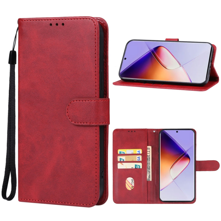 For Infinix Note 40 Pro 4G Leather Phone Case(Red) - Infinix Cases by PMC Jewellery | Online Shopping South Africa | PMC Jewellery | Buy Now Pay Later Mobicred