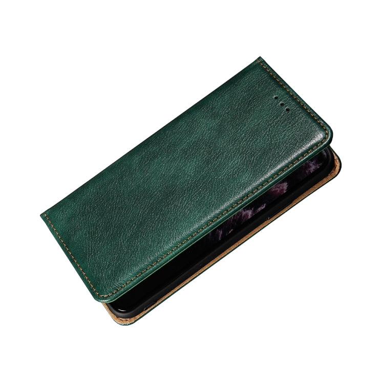 For Nokia C12 Gloss Oil Solid Color Magnetic Leather Phone Case(Black) - free shipping - PMC TechLife - Order now!