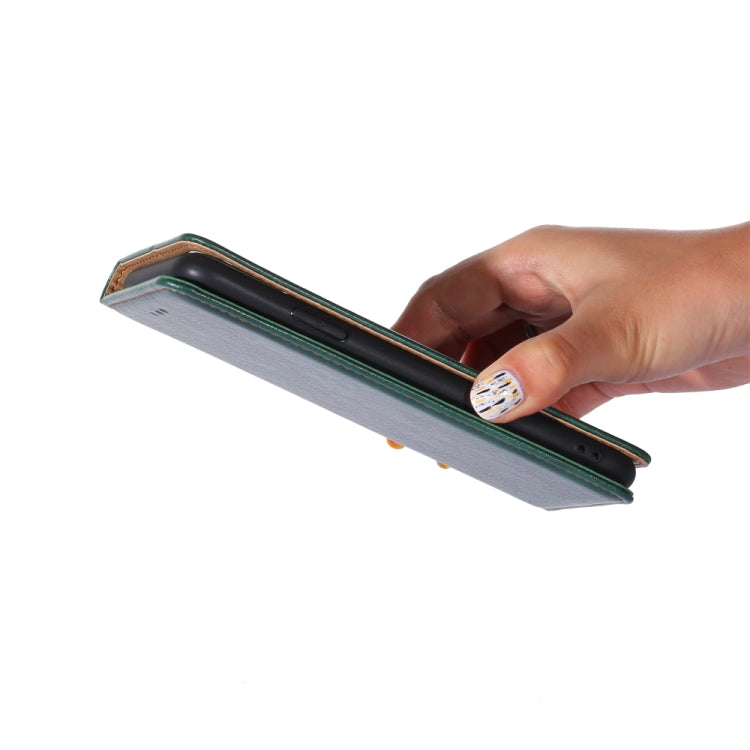 For Nokia C12 Gloss Oil Solid Color Magnetic Leather Phone Case(Black) - free shipping - PMC TechLife - Order now!