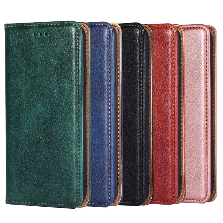 For Nokia C12 Gloss Oil Solid Color Magnetic Leather Phone Case(Black) - free shipping - PMC TechLife - Order now!