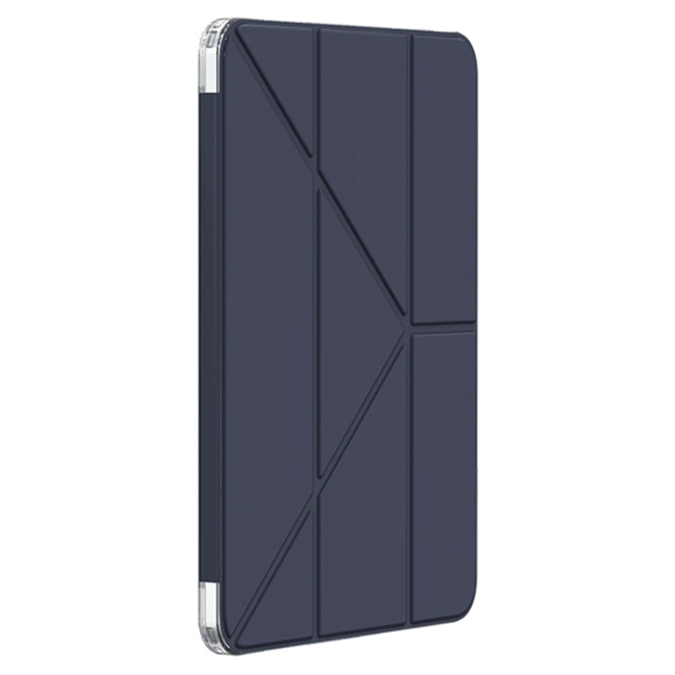 For iPad Pro 11 2024 Mutural Deformation Stand Smart Leather Tablet Case(Dark Blue) - free shipping - PMC TechLife - Order now!