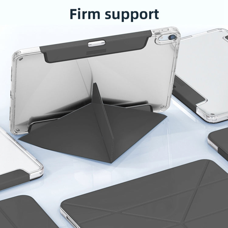 For iPad Air 13 2025 / 2024 Mutural Deformation Stand Smart Leather Tablet Case(Grey) - free shipping - PMC TechLife - Order now!