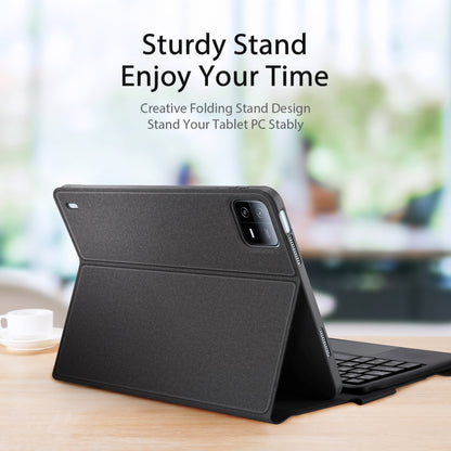 For Xiaomi Pad 6 / Pad 6 Pro DUX DUCIS TK Series Bluetooth Keyboard Leather Case with Touchpad(Black) - Others Keyboard by DUX DUCIS | Online Shopping South Africa | PMC Jewellery