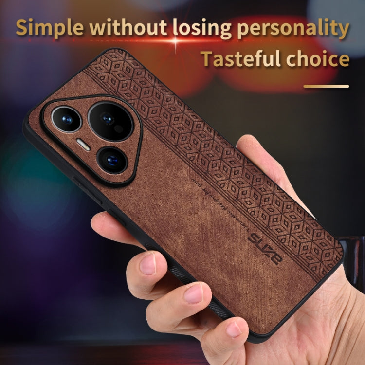 For Huawei Pura 70 AZNS 3D Embossed Skin Feel Phone Case(Purple) - Huawei Cases by AZNS | Online Shopping South Africa | PMC Jewellery | Buy Now Pay Later Mobicred