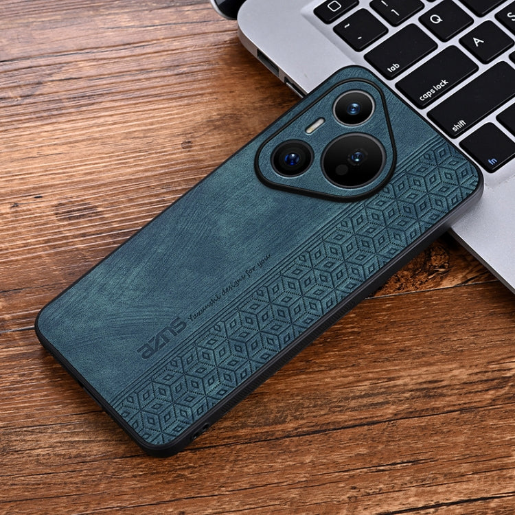 For Huawei Pura 70 Pro AZNS 3D Embossed Skin Feel Phone Case(Dark Green) - Huawei Cases by AZNS | Online Shopping South Africa | PMC Jewellery | Buy Now Pay Later Mobicred