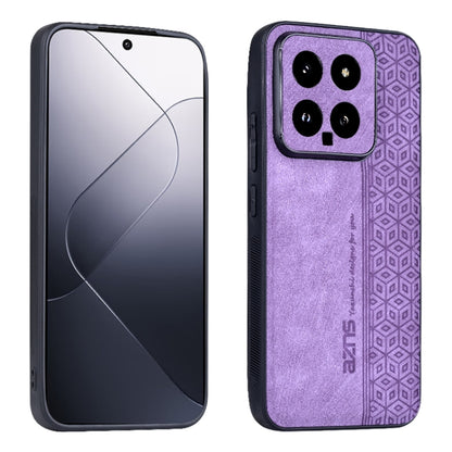 For Xiaomi 14 AZNS 3D Embossed Skin Feel Phone Case(Purple) - 14 Cases by AZNS | Online Shopping South Africa | PMC Jewellery | Buy Now Pay Later Mobicred