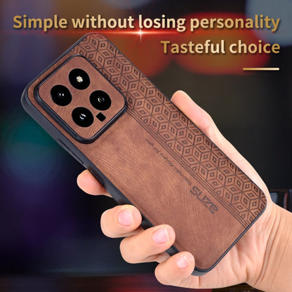 For Xiaomi 14 AZNS 3D Embossed Skin Feel Phone Case(Purple) - 14 Cases by AZNS | Online Shopping South Africa | PMC Jewellery | Buy Now Pay Later Mobicred