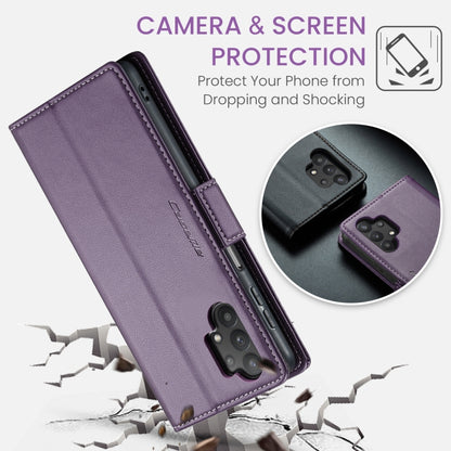 For Samsung Galaxy A32 5G / M32 5G CaseMe 023 Butterfly Buckle Litchi Texture RFID Anti-theft Leather Phone Case(Pearly Purple) - Galaxy Phone Cases by CaseMe | Online Shopping South Africa | PMC Jewellery | Buy Now Pay Later Mobicred