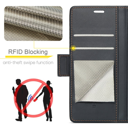 For Xiaomi Poco X6 Pro 5G/Redmi K70E 5G CaseMe 023 Butterfly Buckle Litchi Texture RFID Anti-theft Leather Phone Case(Black) - K70E Cases by CaseMe | Online Shopping South Africa | PMC Jewellery | Buy Now Pay Later Mobicred