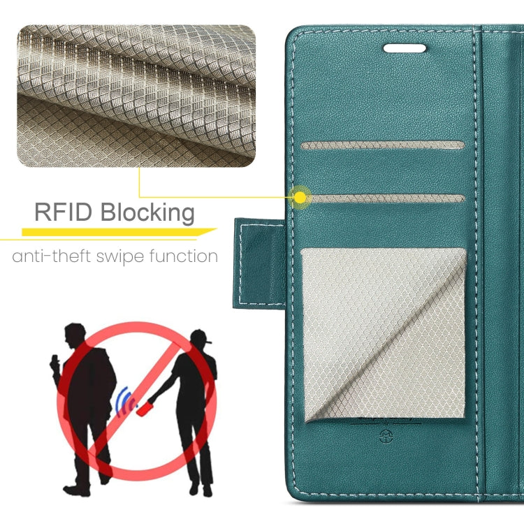 For Xiaomi Redmi Note 13 4G CaseMe 023 Butterfly Buckle Litchi Texture RFID Anti-theft Leather Phone Case(Pearly Blue) - Xiaomi Cases by CaseMe | Online Shopping South Africa | PMC Jewellery | Buy Now Pay Later Mobicred