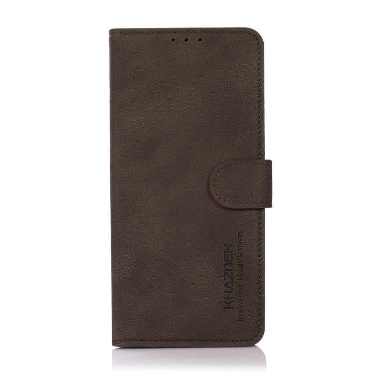 For Xiaomi Redmi K70 5G / K70 Pro 5G KHAZNEH Matte Texture Leather Phone Case(Brown) - K70 Cases by PMC Jewellery | Online Shopping South Africa | PMC Jewellery | Buy Now Pay Later Mobicred