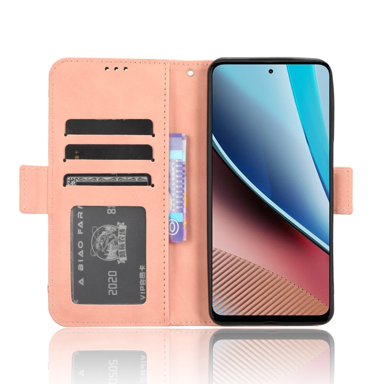 For Motorola Moto G Stylus 4G 2023 Skin Feel Calf Texture Card Slots Leather Phone Case(Pink) - Motorola Cases by PMC Jewellery | Online Shopping South Africa | PMC Jewellery | Buy Now Pay Later Mobicred