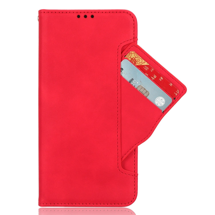 For Motorola Moto G Power 5G 2024 Skin Feel Calf Texture Card Slots Leather Phone Case(Red) - Motorola Cases by PMC Jewellery | Online Shopping South Africa | PMC Jewellery | Buy Now Pay Later Mobicred